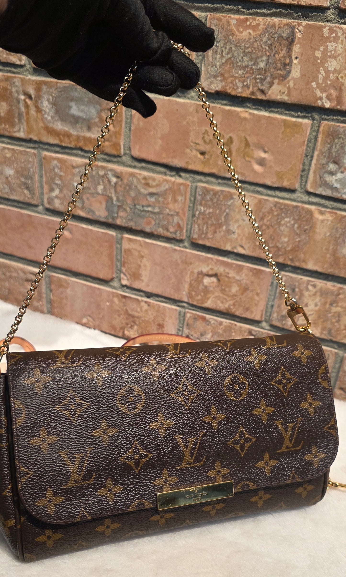 Authentic Louis Vuitton Favorite MM Monogram (SA4149)