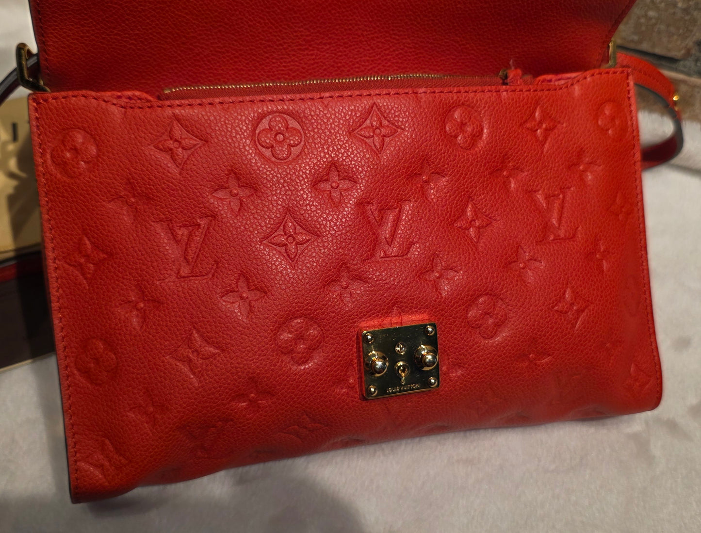 Authentic Louis Vuitton Fascinante Empreinte Red