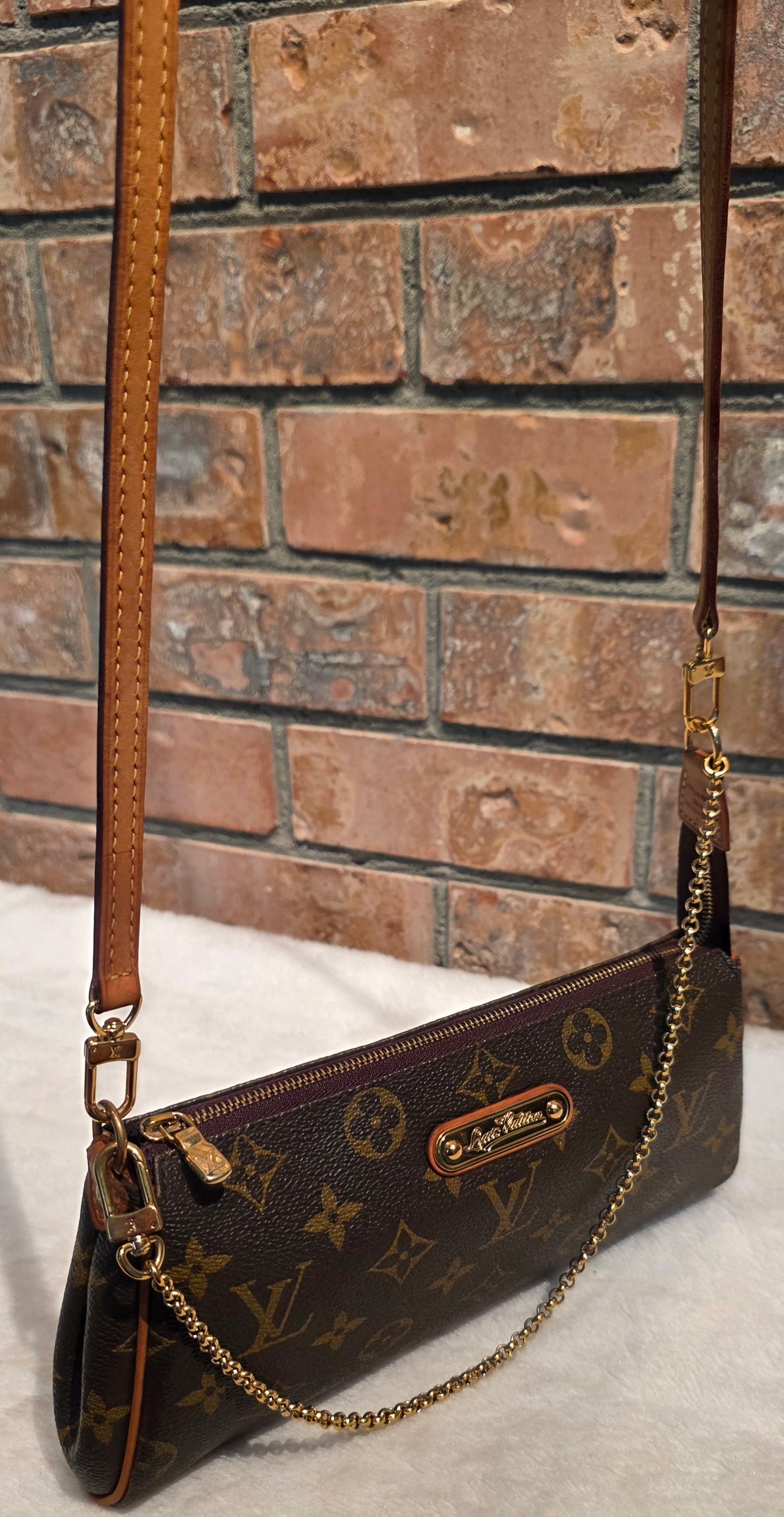 Authentic Louis Vuitton Eva Monogram