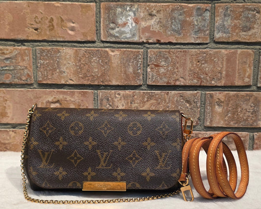 Authentic Louis Vuitton Favorite PM Monogram (MI0164)