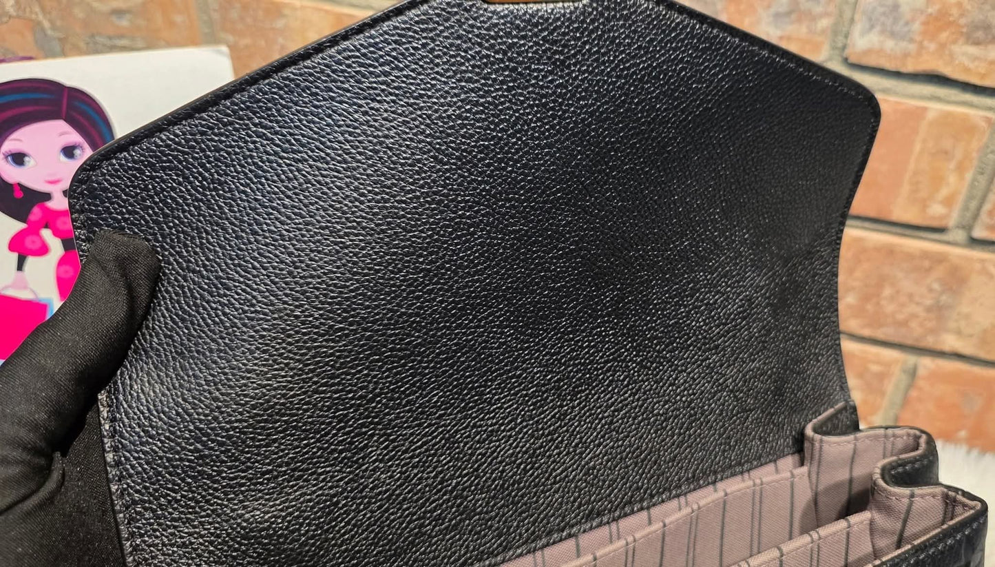 Authentic Pochette Metis Empreinte Noir