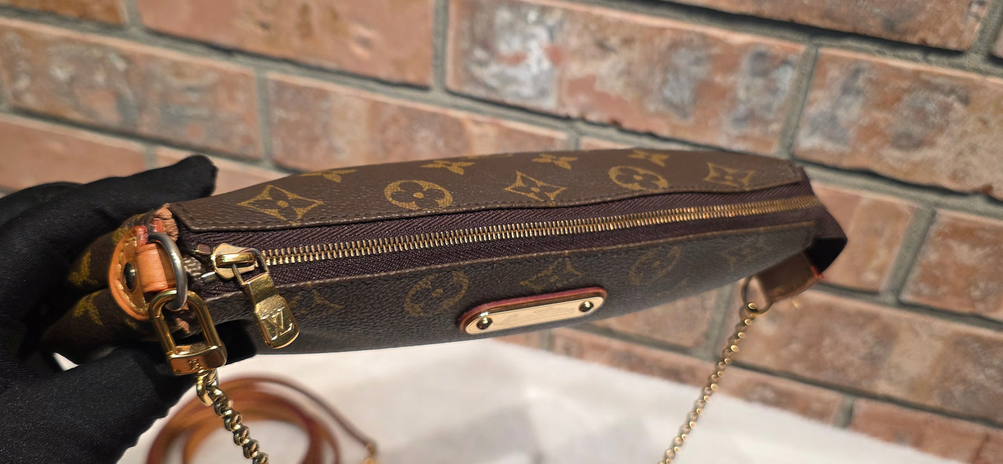 Authentic Louis Vuitton Eva Monogram