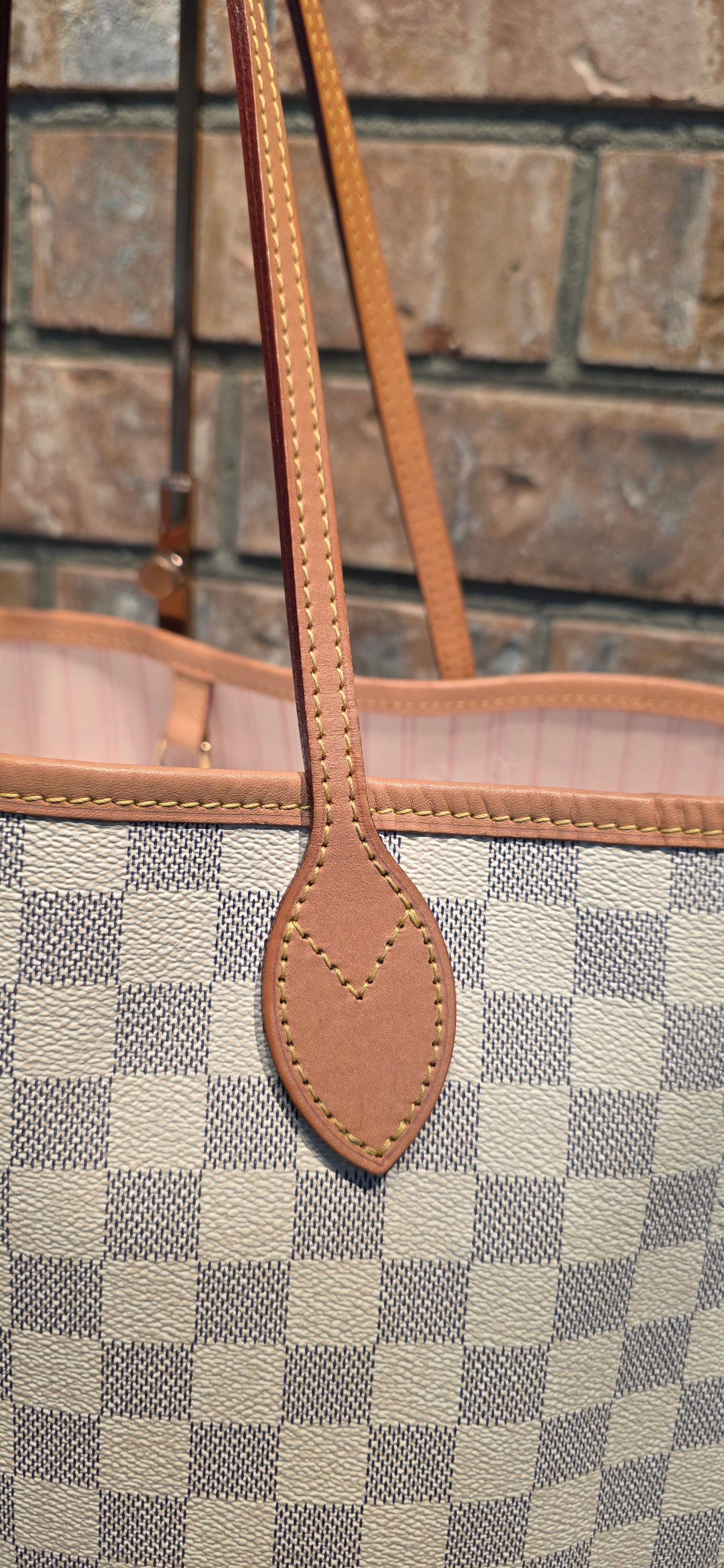 Authentic Louis Vuitton Neverfull MM Damier Azur (Bag Only)