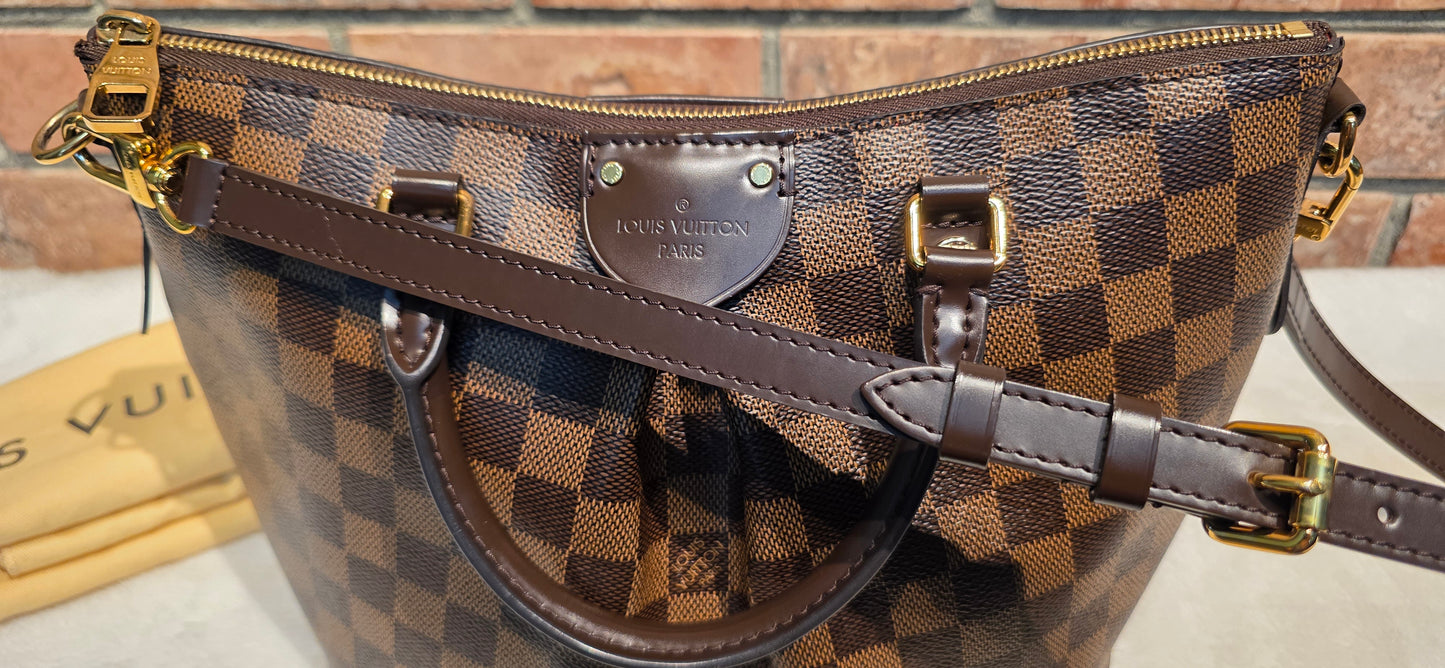 Authentic Louis Vuitton Siena PM Damier Ebene