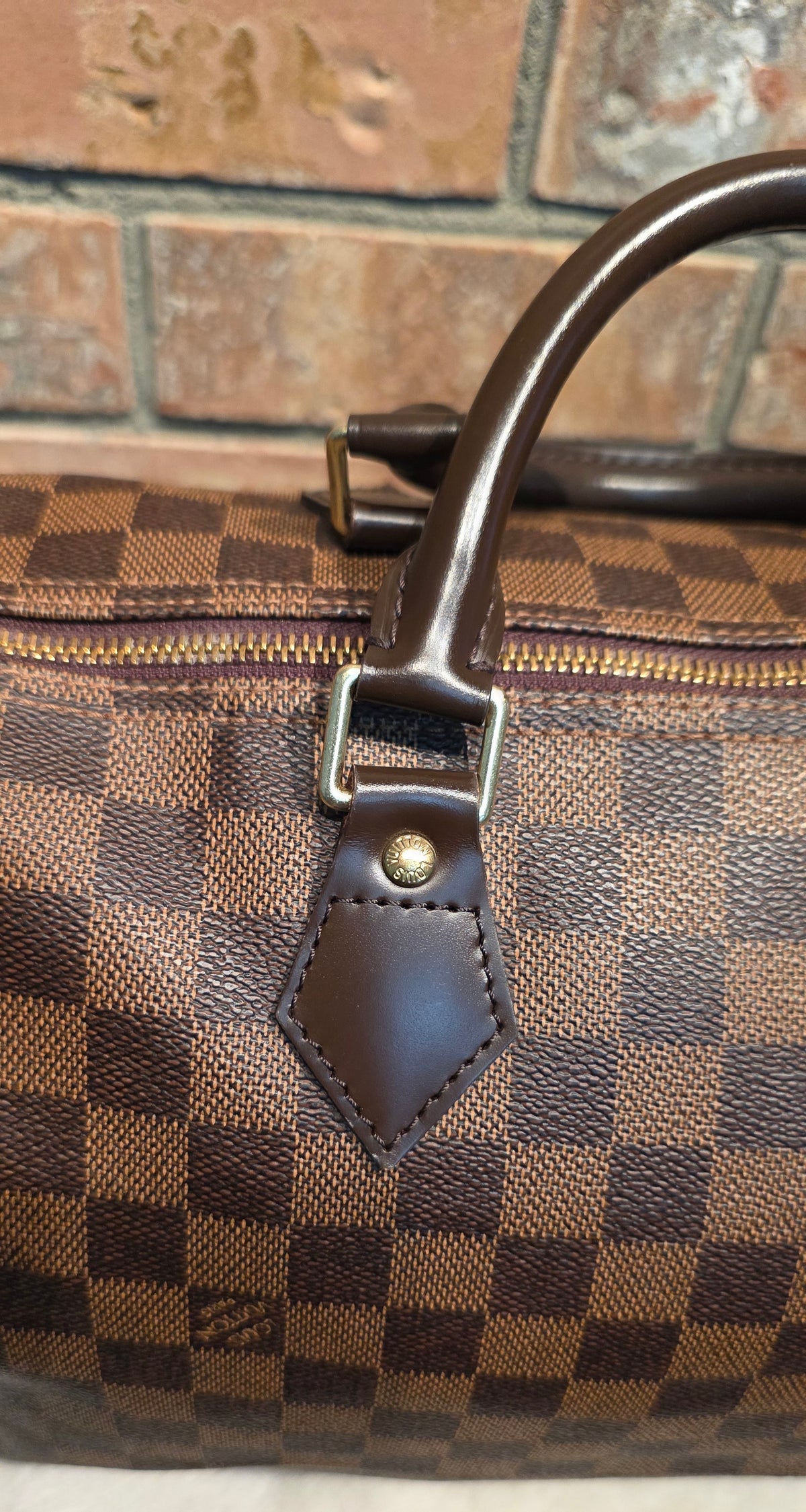Authentic Louis Vuitton Speedy 35 Damier Ebene